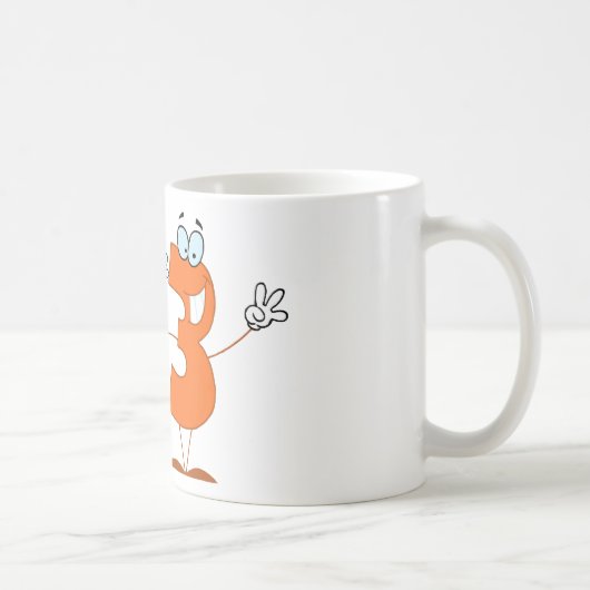 Glückszahl 43 kaffeetasse (Rechts)