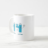 Glückszahl 44 kaffeetasse (Vorderseite Links)