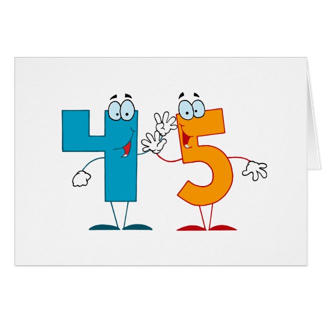 Glückszahl 45 (Vorderseite (Horizontal))