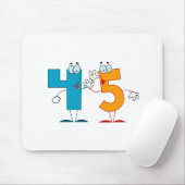 Glückszahl 45 mousepad (Mit Mouse)