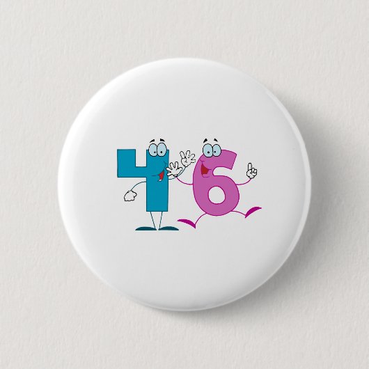 Glückszahl 46 button (Vorderseite)