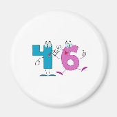 Glückszahl 46 magnet (Vorne)