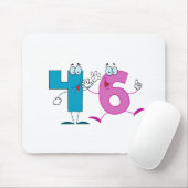 Glückszahl 46 mousepad (Mit Mouse)