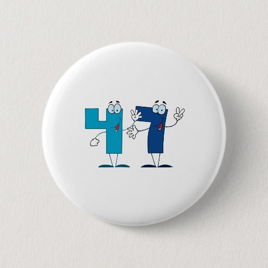 Glückszahl 47 button (Vorderseite)