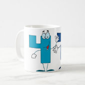 Glückszahl 47 kaffeetasse (Vorderseite Links)