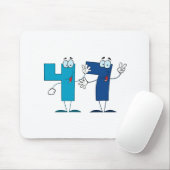 Glückszahl 47 mousepad (Mit Mouse)