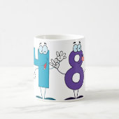 Glückszahl 48 kaffeetasse (Mittel)