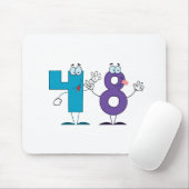 Glückszahl 48 mousepad (Mit Mouse)