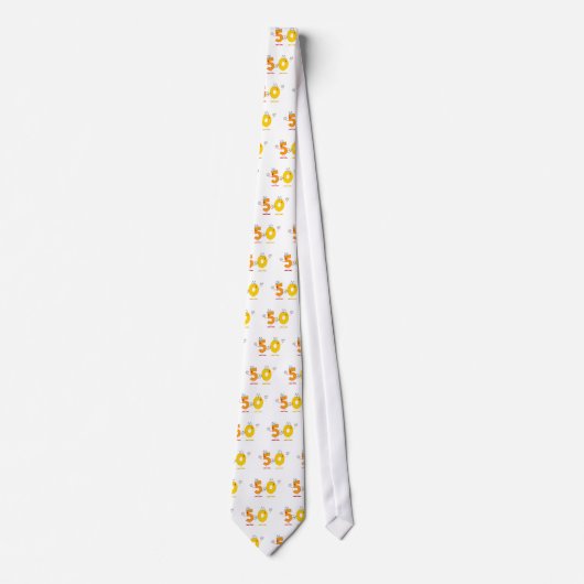 Glückszahl 50 krawatte (Vorderseite)