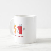 Glückszahl 51 kaffeetasse (Vorderseite Links)