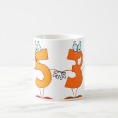 Glückszahl 53 kaffeetasse (Mittel)