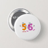 Glückszahl 56 button (Vorne & Hinten)