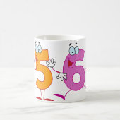 Glückszahl 56 kaffeetasse (Mittel)