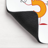 Glückszahl 57 mousepad (Ecke)