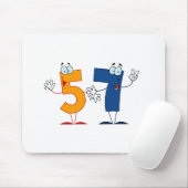 Glückszahl 57 mousepad (Mit Mouse)