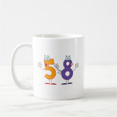 Glückszahl 58 kaffeetasse (Links)