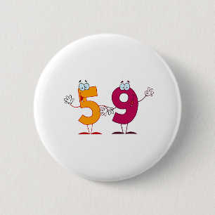 Glückszahl 59 button