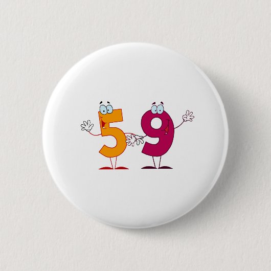 Glückszahl 59 button (Vorderseite)