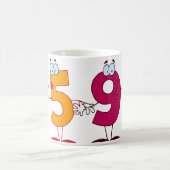 Glückszahl 59 kaffeetasse (Mittel)