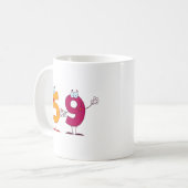 Glückszahl 59 kaffeetasse (Vorderseite Links)