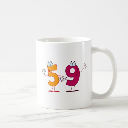 Glückszahl 59 kaffeetasse (Rechts)