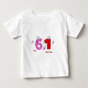 Glückszahl 61 baby t-shirt