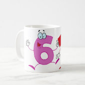 Glückszahl 61 kaffeetasse (Vorderseite Links)