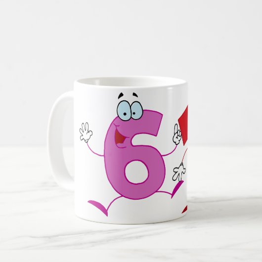 Glückszahl 61 kaffeetasse (Vorderseite Links)