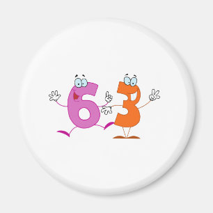 Glückszahl 63 magnet