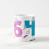 Glückszahl 64 kaffeetasse (Mittel)