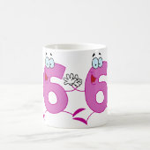 Glückszahl 66 kaffeetasse (Mittel)