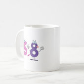 Glückszahl 68 kaffeetasse (Vorderseite Links)