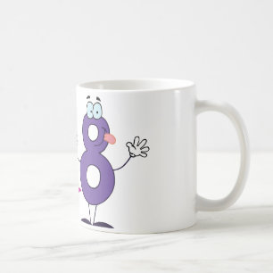 Glückszahl 68 kaffeetasse