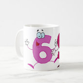 Glückszahl 69 kaffeetasse (Vorderseite Links)