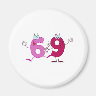 Glückszahl 69 magnet