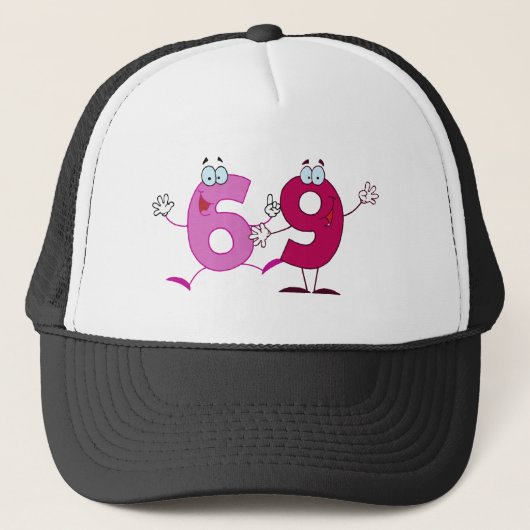 Glückszahl 69 truckerkappe (Vorderseite)