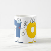 Glückszahl 70 kaffeetasse (Mittel)