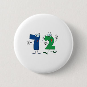 Glückszahl 72 button