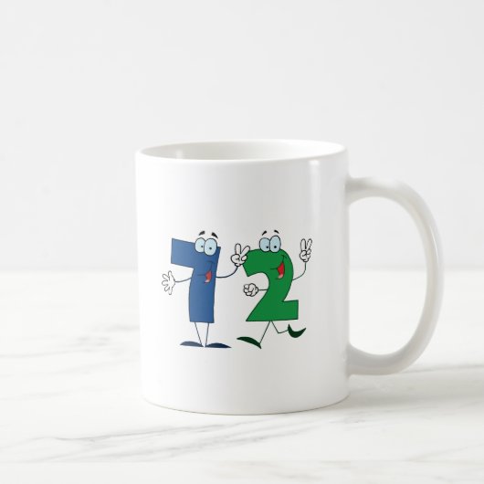 Glückszahl 72 kaffeetasse (Rechts)