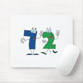 Glückszahl 72 mousepad (Mit Mouse)