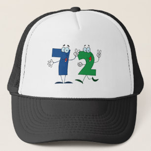 Glückszahl 72 truckerkappe