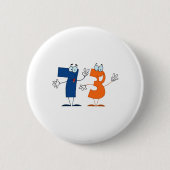 Glückszahl 73 button (Vorderseite)