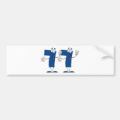 Glückszahl 77 autoaufkleber (Vorne)