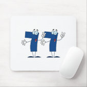 Glückszahl 77 mousepad (Mit Mouse)