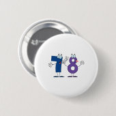 Glückszahl 78 button (Vorne & Hinten)