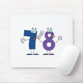 Glückszahl 78 mousepad (Mit Mouse)
