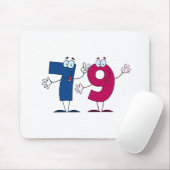 Glückszahl 79 mousepad (Mit Mouse)