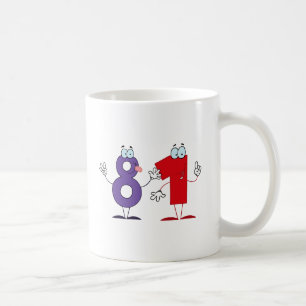 Glückszahl 81 kaffeetasse