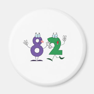 Glückszahl 82 magnet