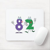 Glückszahl 82 mousepad (Mit Mouse)